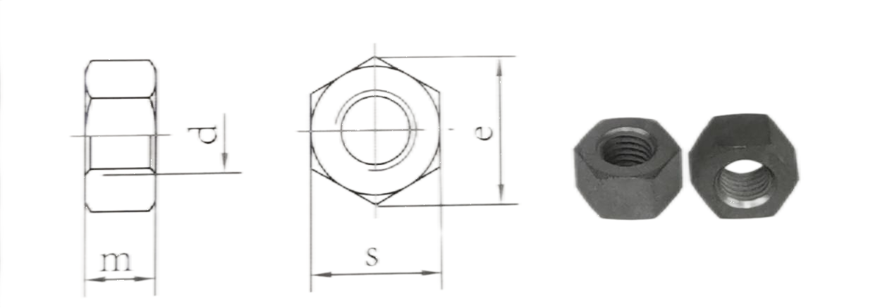 DIN934 Titanium Hex Nuts