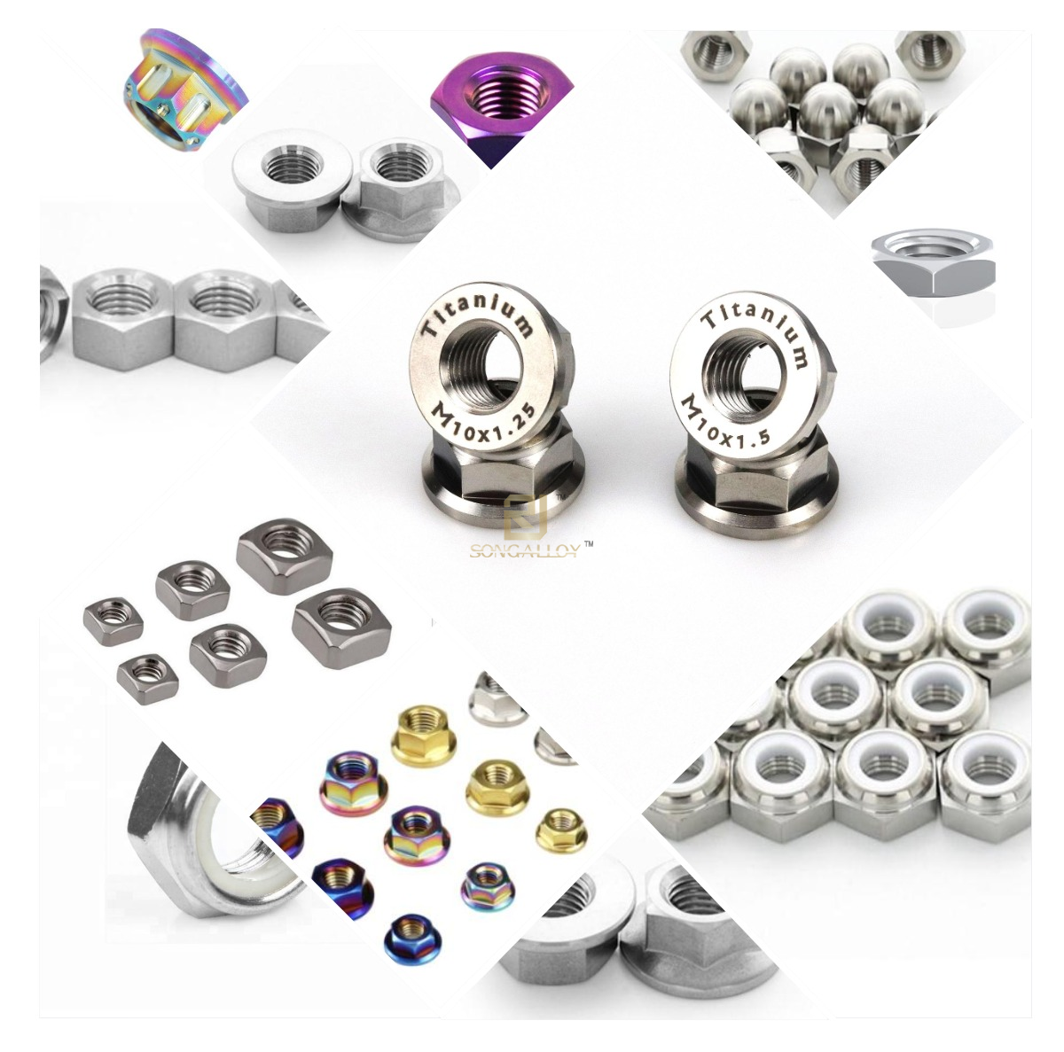 Titanium nuts