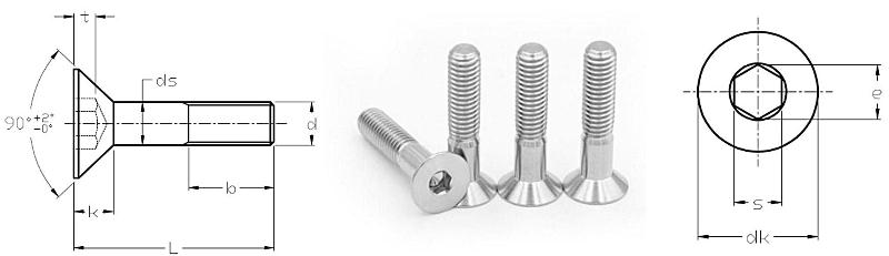 GB70.3 Titanium screw size