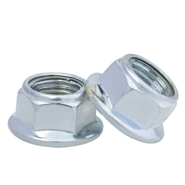 DIN 6927 Titanium Prevailing Torque Type Hexagon Flange Nuts-All-Metal