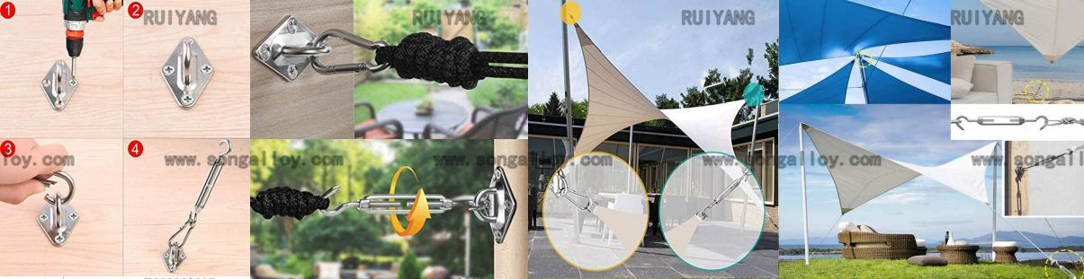 stainless tent hardware