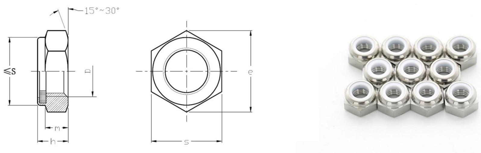 Prevailing Torque Type Hexagon Thin Nuts-non-metalic Insert