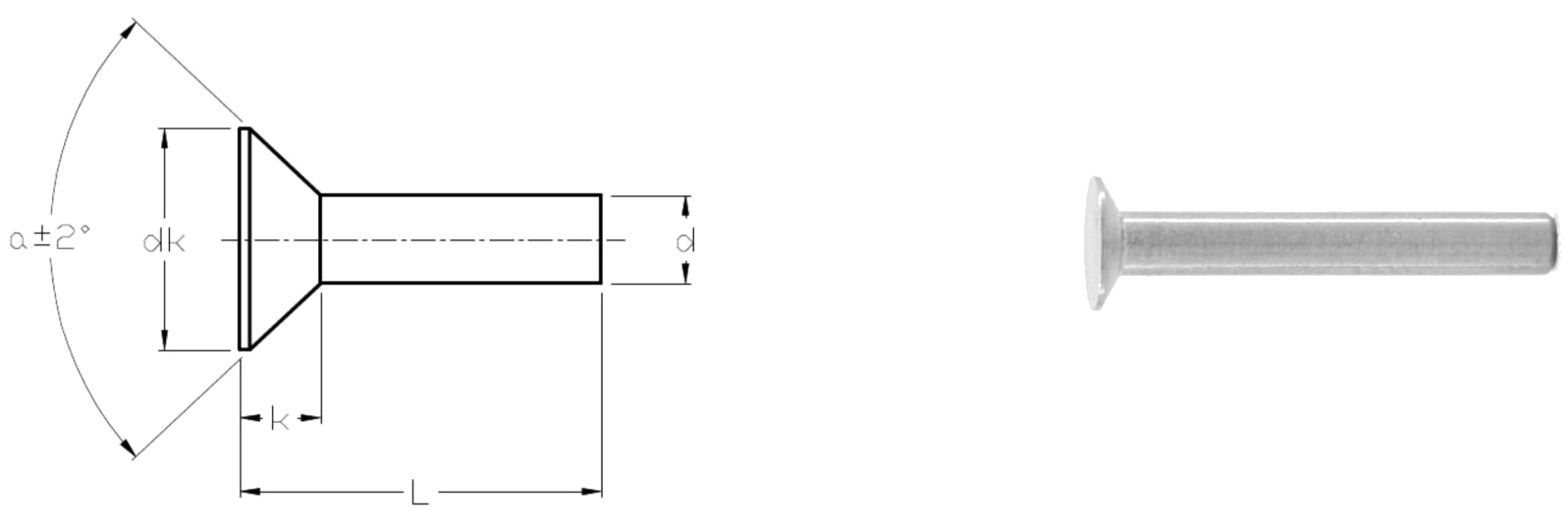 GB/T869 Titanium Countersunk Head Rivet