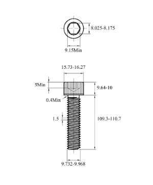 DIN912 Hex Bolts