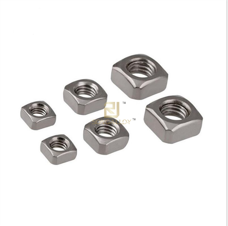 ansi asmeb18-2-2 titanium square nuts