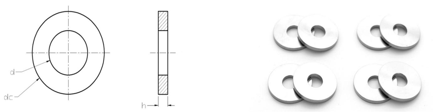 GB/T97.1 Titanium Plain Washers-Product Grade A 