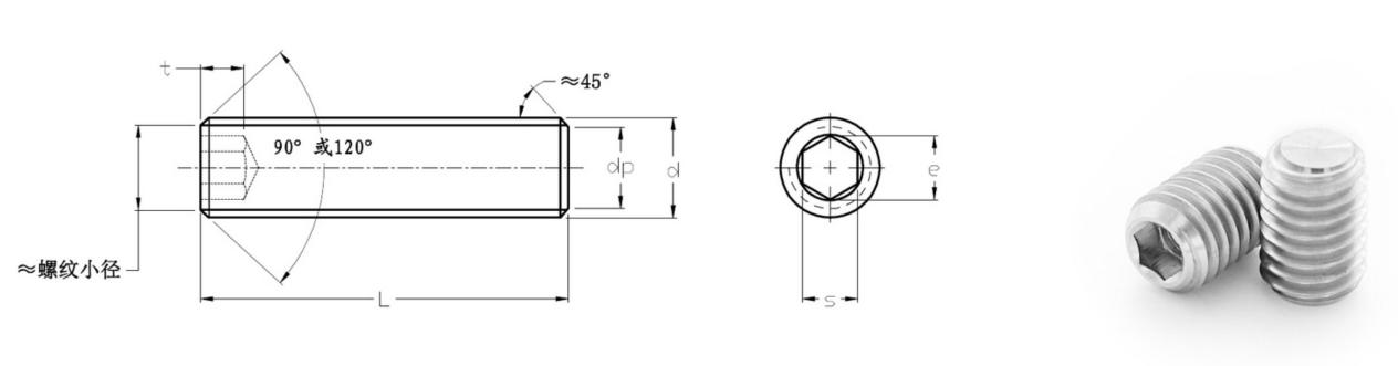 Hexagon Socket Set Screws with Flat Point