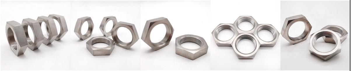 Titanium thin nuts