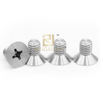 Cross Recessed Countersunk Head Titanium Screws