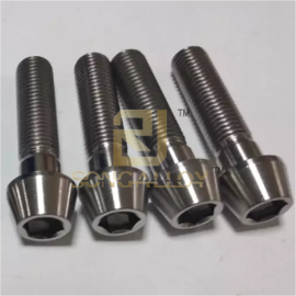 DIN912 TAP Hexagon Socket Tapered Cap Titanium Screws