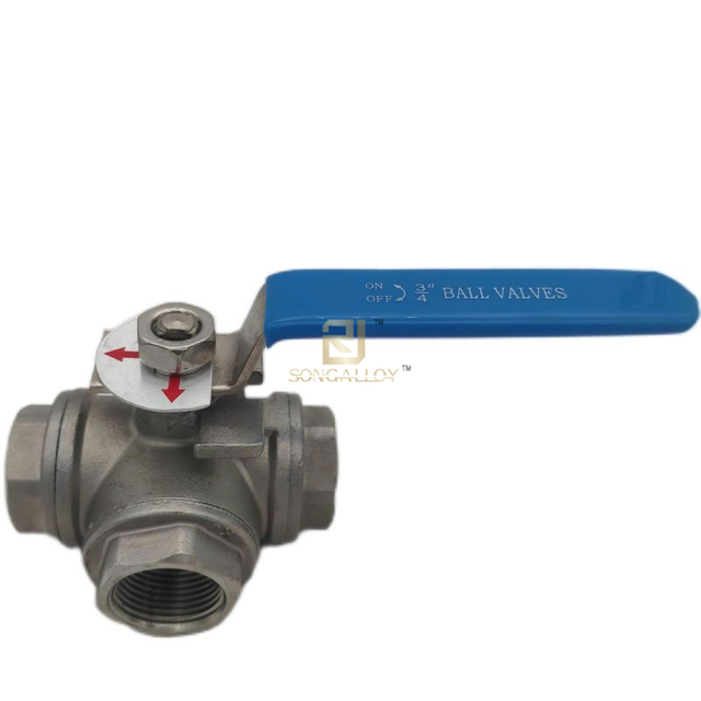 3 Way Ball Valve Stainless Steel