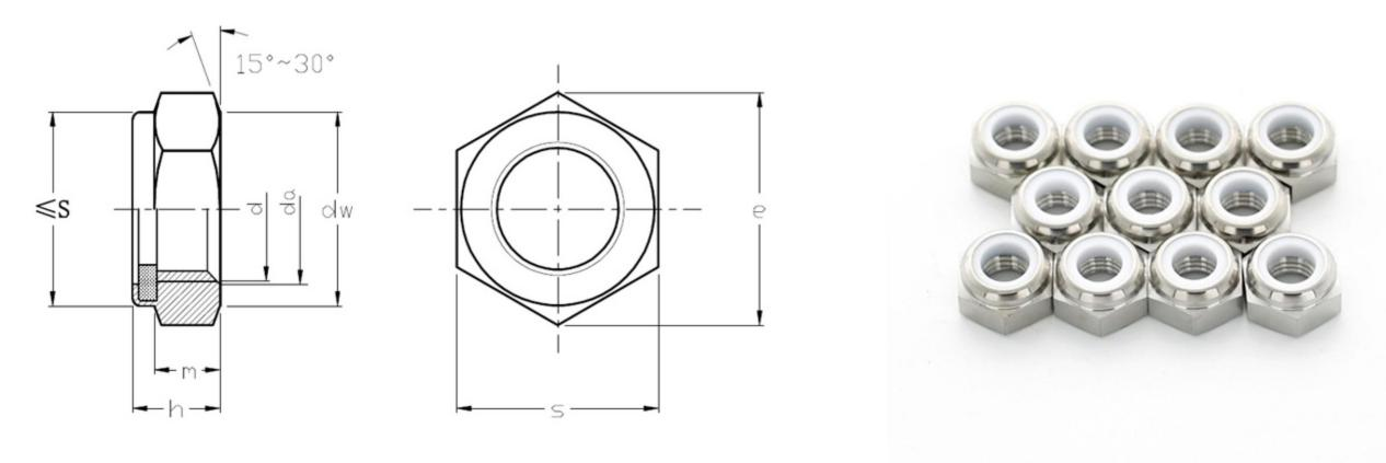 Prevailing Torque Type Hexagon Thin Nuts-non-metalic Insert